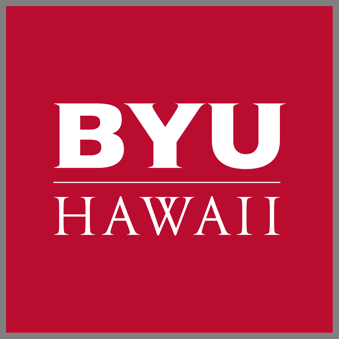 夏威夷州布里igham杨大学 logo